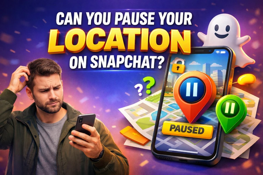 can you pause your location on snapchat