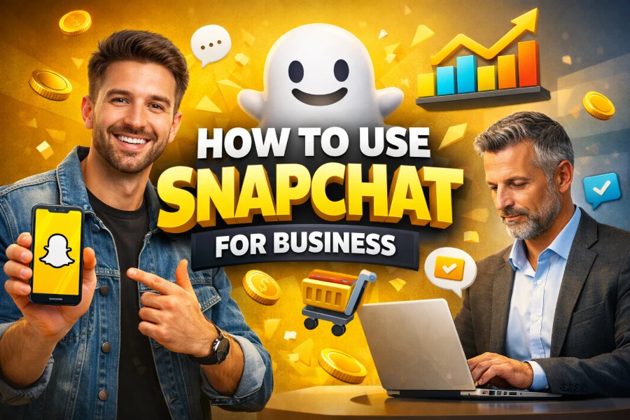 how to use snapchat for business